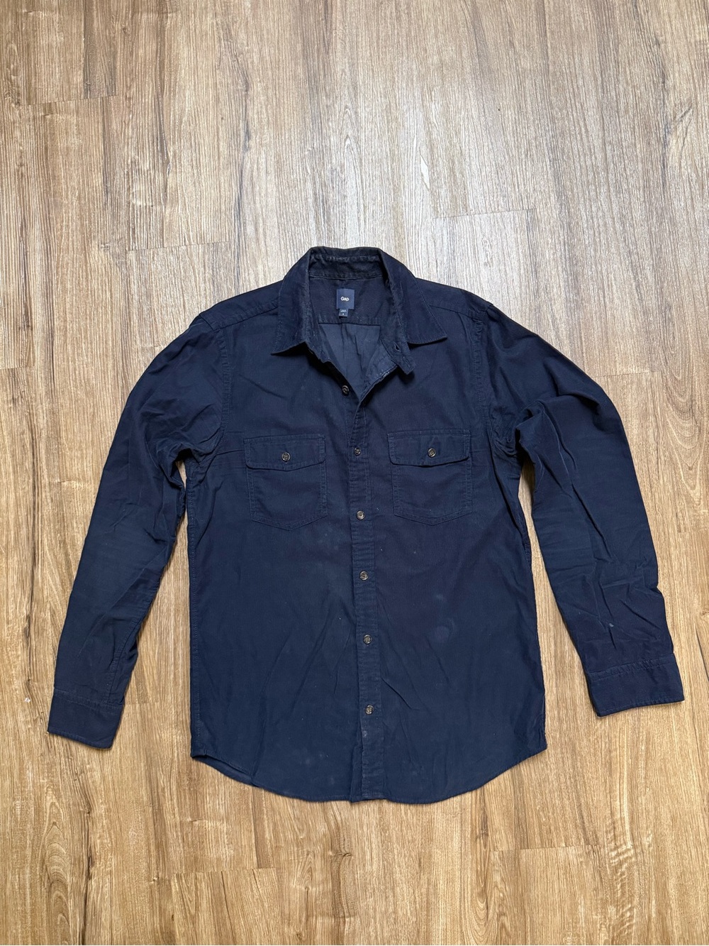 Gap Men's Corduroy Long-Sleeve Button-Down Shirt